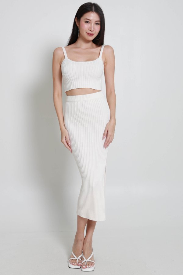 Abigail Knit 2pcs Set (Ivory) Abigail Knit 2pcs Set (Ivory)