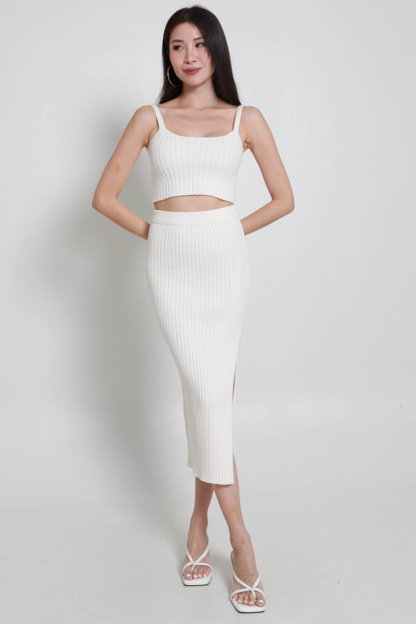 Abigail Knit 2pcs Set (Ivory) Abigail Knit 2pcs Set (Ivory)