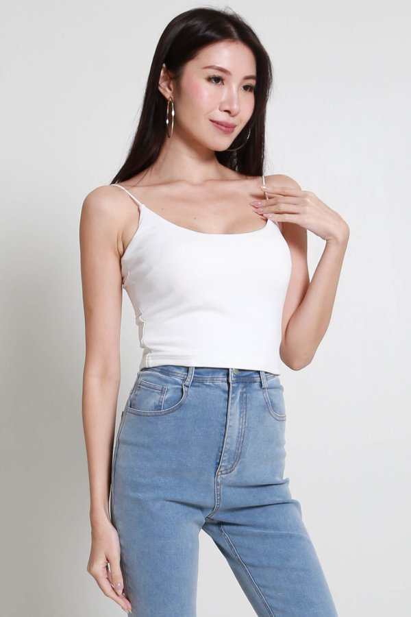 *Lite* [REGULAR] Liv Basic Cami Top (White)