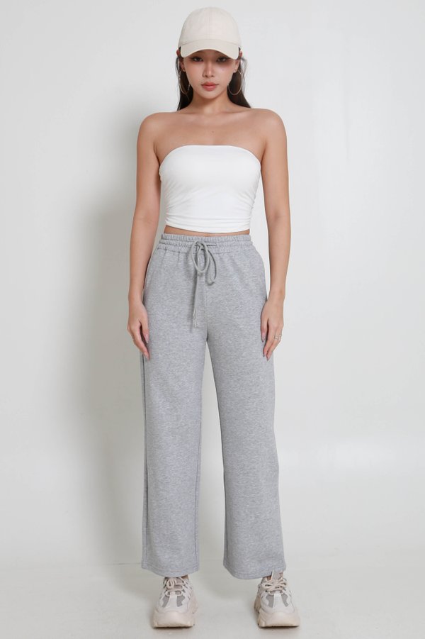 Axton Drawstring Sweatpants (Heather Grey)