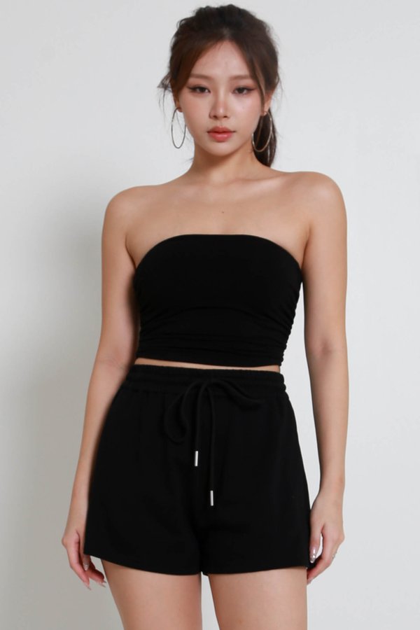 Axton Drawstring Shorts (Black)