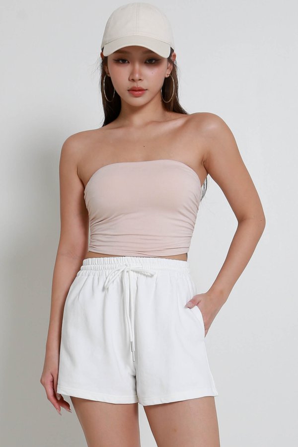 Axton Drawstring Shorts ( White)