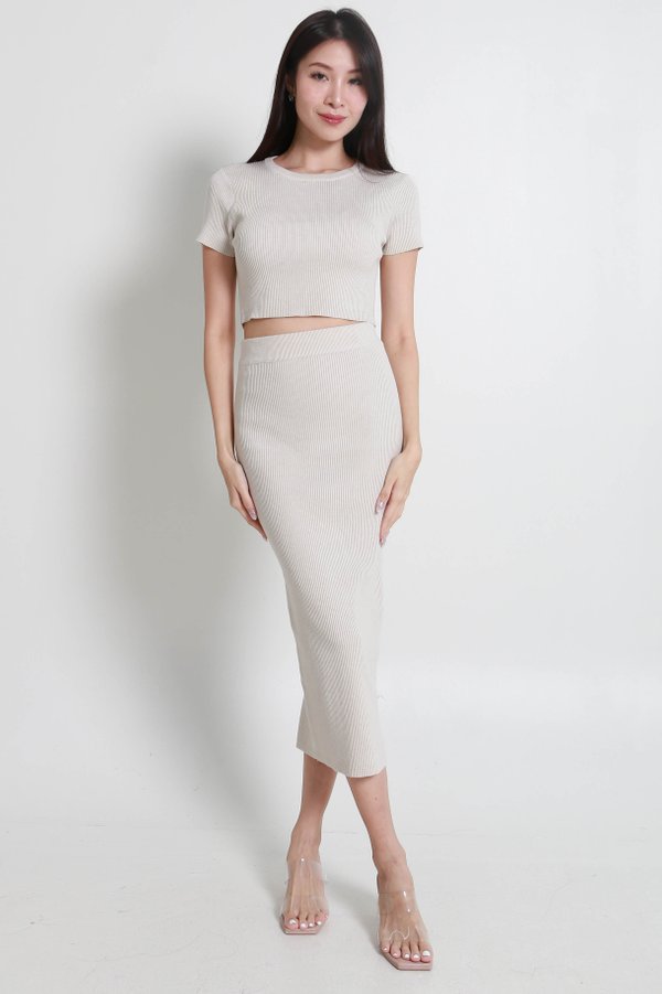 Basinda Knit 2Pcs (Nougat)