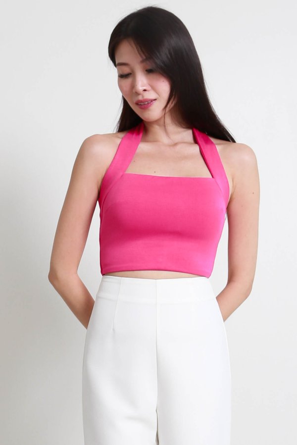 *Cloud* Gabriella Halter Top (Barbie Pink)  *Cloud* Gabriella Halter Top (Barbie Pink)