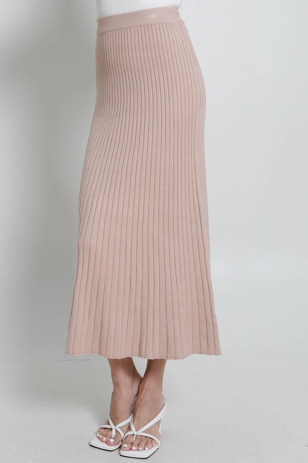 Ariella Mermaid Knit Skirt (Nude) Ariella Mermaid Knit Skirt (Nude)