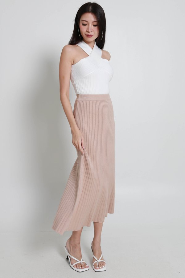 Ariella Mermaid Knit Skirt (Nude) Ariella Mermaid Knit Skirt (Nude)