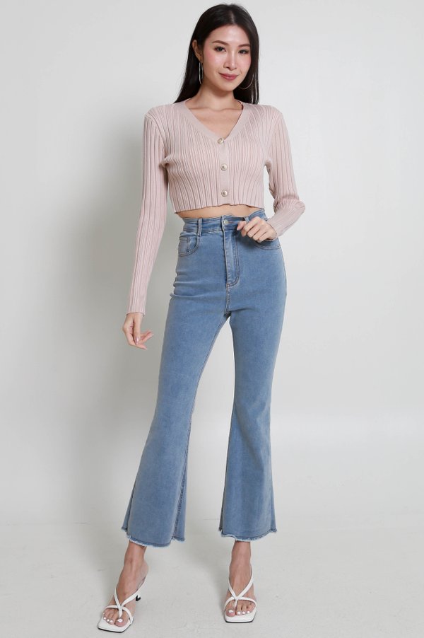 Camilla Knit Cardigan (Dusty Pink)