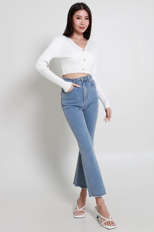 Camilla Knit Cardigan (White)