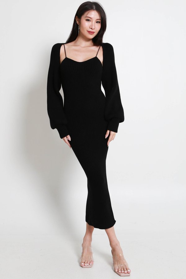 Kacey Bolero Cardigan (Black)