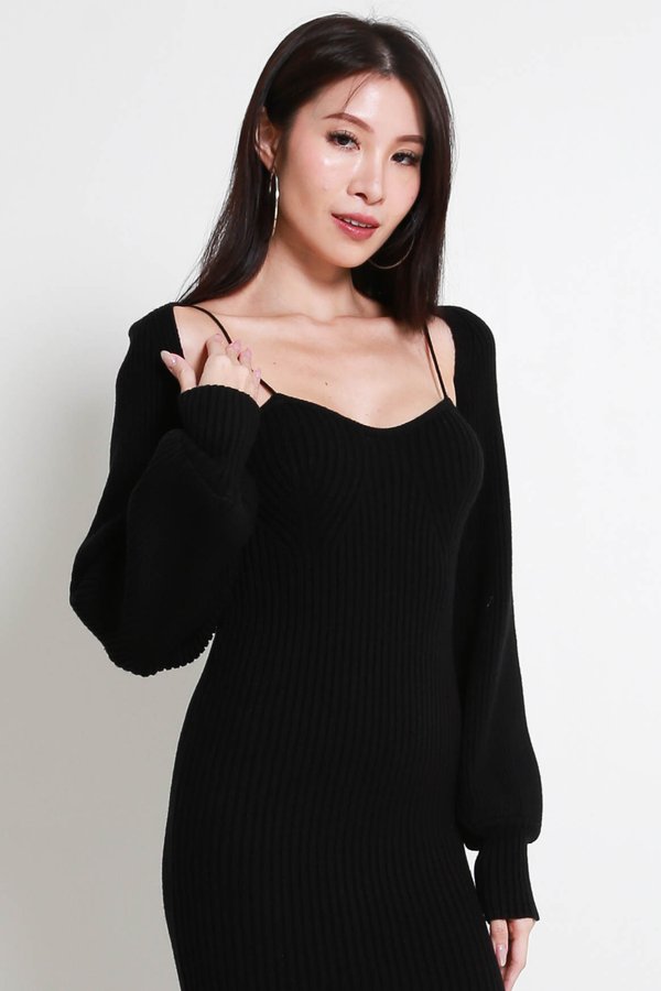 Kacey Bolero Cardigan (Black)
