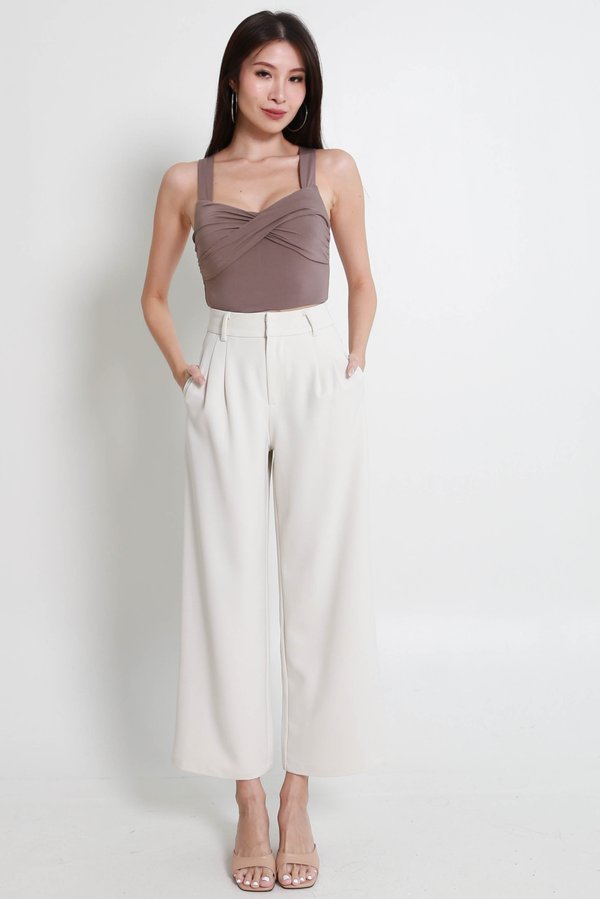 Vori Pleated Pants (Ivory) Vori Pleated Pants (Ivory)