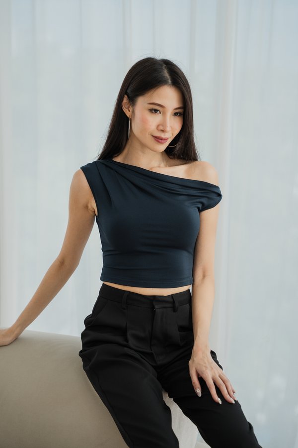 Zaria Off Shoulder Top (Midnight)