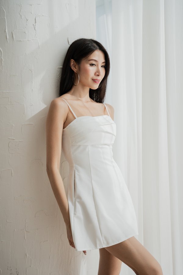 Gracie Ruch Romper Dress (White)