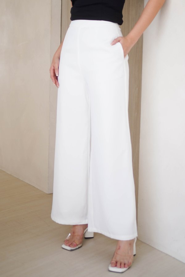 Carlton Highwaist Pants V2 (White) Carlton Highwaist Pants V2 (White)
