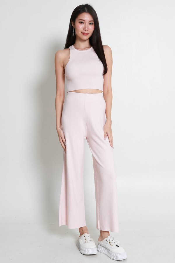 [PETITE] Fredona Knit 2Pcs Set (Baby Pink)