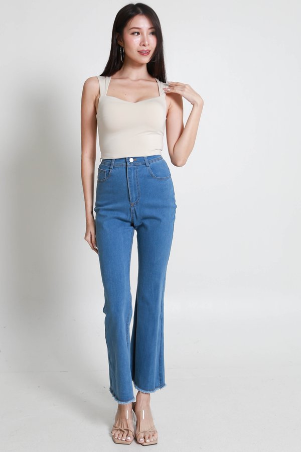 Rayna Queen Anne Padded Top (Cream) Rayna Queen Anne Padded Top (Cream)