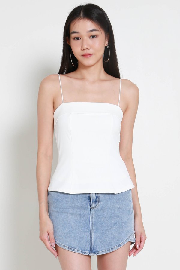 Enola Padded Top (White) Enola Padded Top (White)