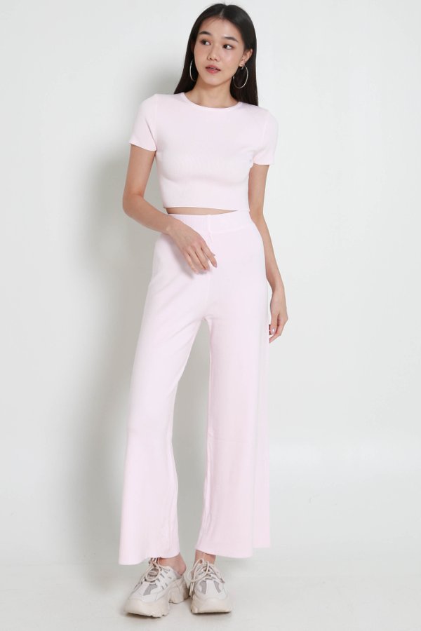 [PETITE] Freda Knit 2pcs Set (Baby Pink)