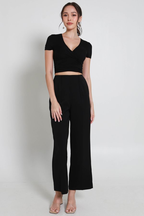 Kori Straight Cut Pants (Black)