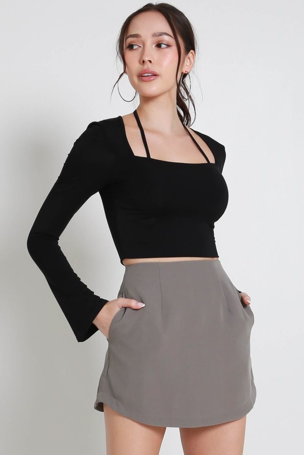 Casey Curve Hem Skorts V2 (Sage) Casey Curve Hem Skorts V2 (Sage)