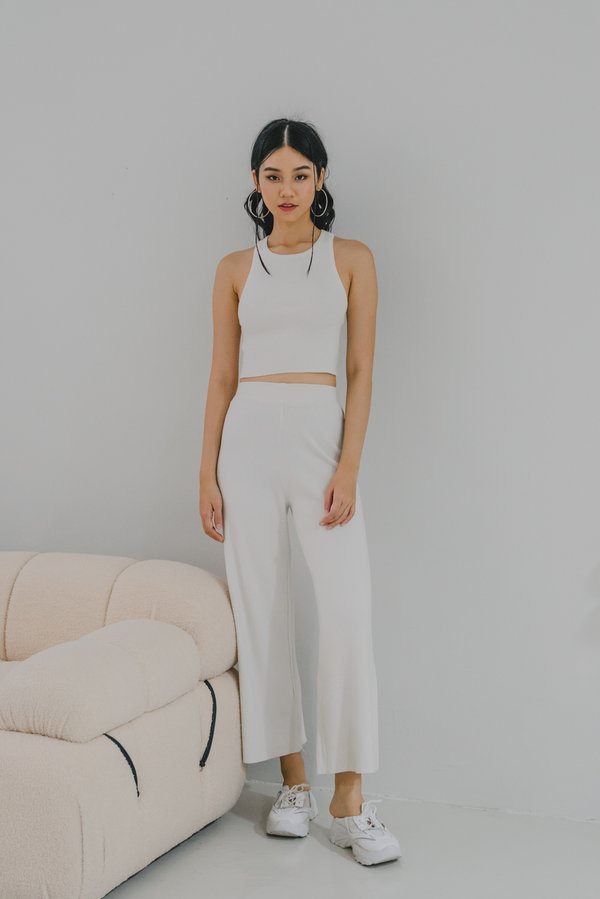 [PETITE] Fredona Knit 2Pcs Set (Nougat)