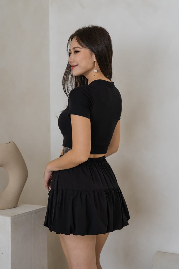 Vida Bubble Skorts (Black)