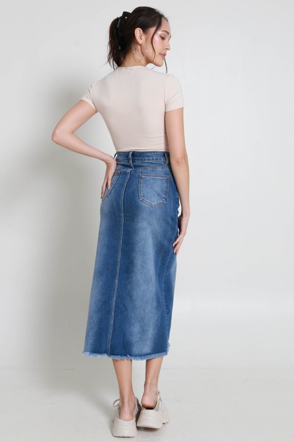 *Lite* [REGULAR] Lyla Queen Anne Top (Nude Pink)