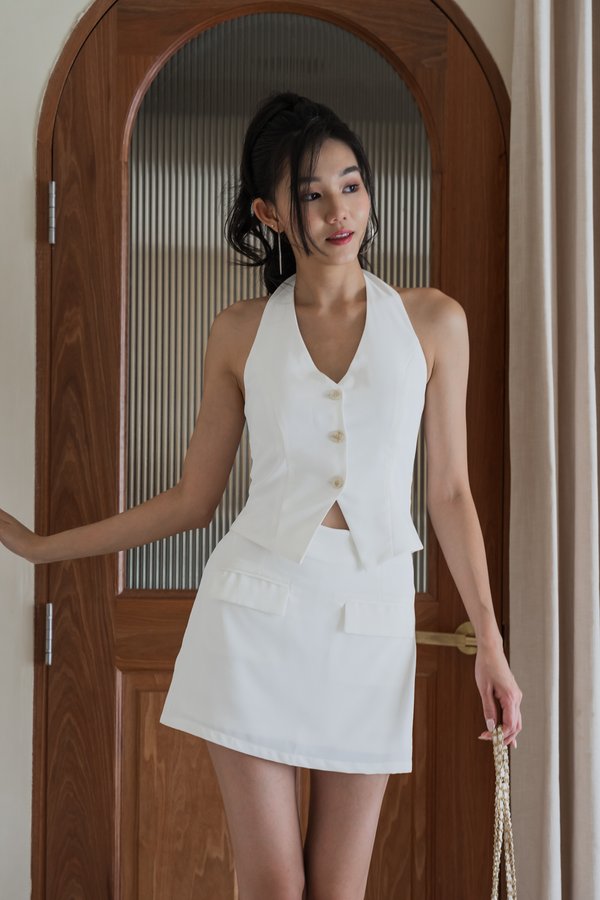 Wylla A-Line Skorts (White) Wylla A-Line Skorts (White)