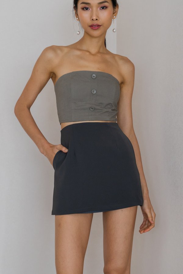 Ciara Mini Skorts (Gunmetal)