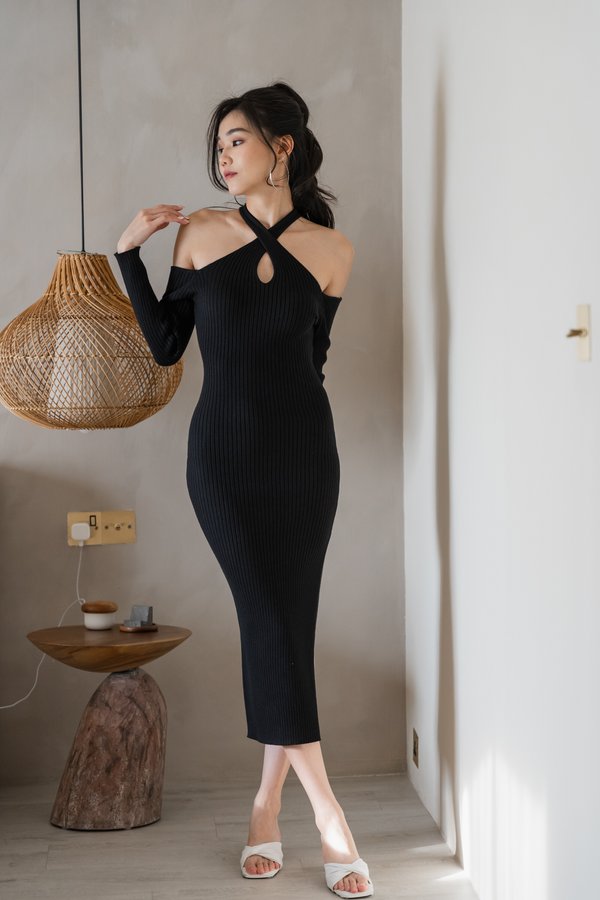 Lovelle Knit Dress (Black)