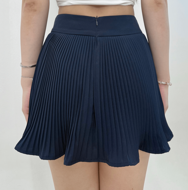 Beatrix Pleated Skorts (Navy) Beatrix Pleated Skorts (Navy)
