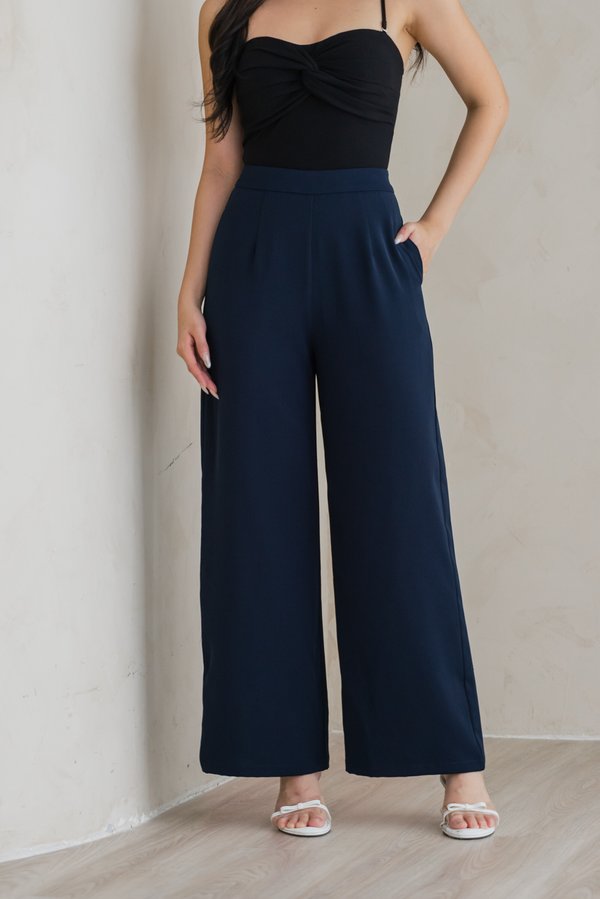 Carlton Highwaist Pants V2 (Navy)
