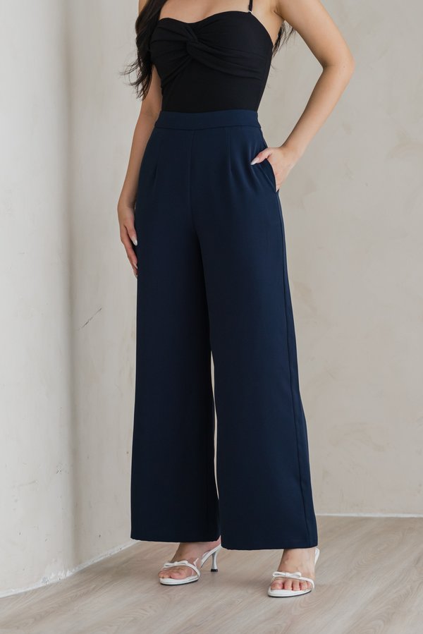 Carlton Highwaist Pants V2 (Navy)