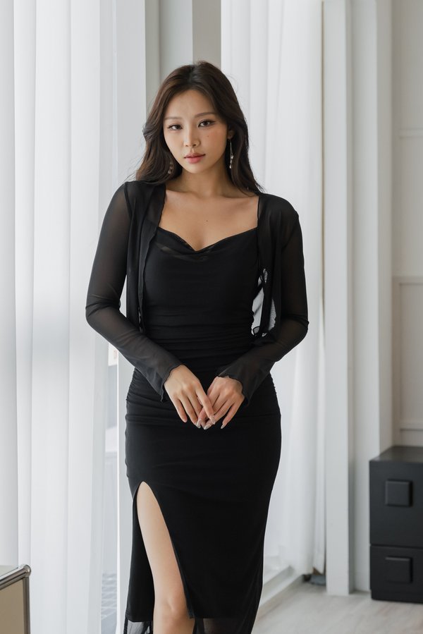 Randy Mesh Cardigan (Black) Randy Mesh Cardigan (Black)
