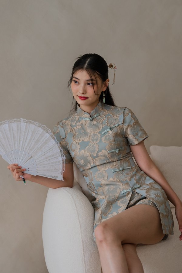 Liu Oriental Shorts (Blue) Liu Oriental Shorts (Blue)
