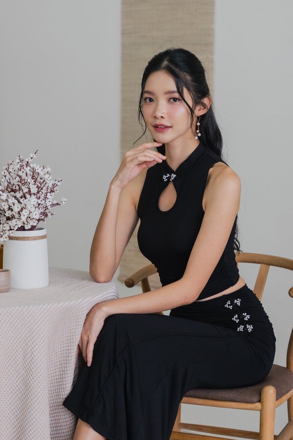 Ru Qipao Padded Top (Black)