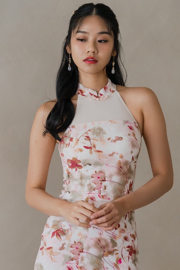 Xinyue Padded Floral Qipao (Pink) Xinyue Padded Floral Qipao (Pink)