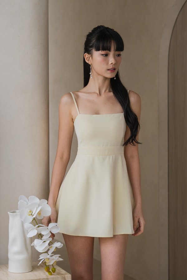 Lazette Romper Dress (Daffodil)
