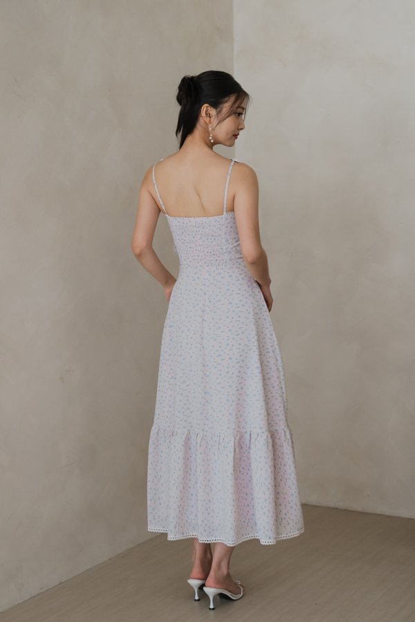 Searra Lace Dress (Lavender Floral)