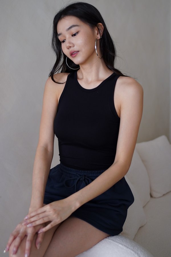 Deena Racer Top (Black) Deena Racer Top (Black)