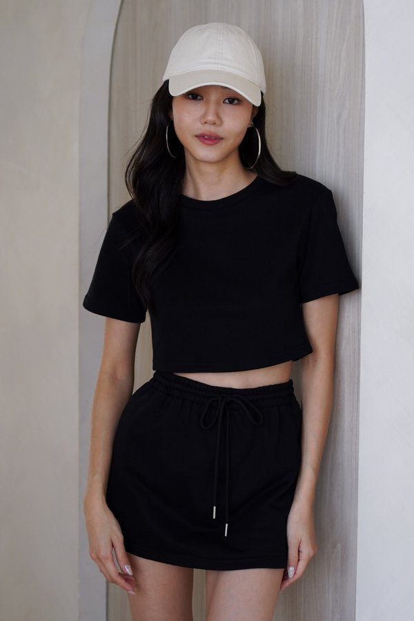 Axtelle Drawstring Skorts (Black)