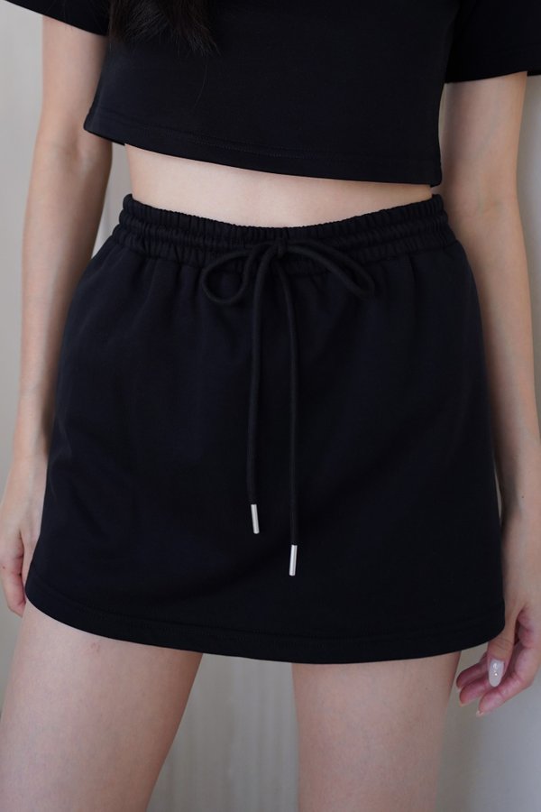 Axtelle Drawstring Skorts (Black)