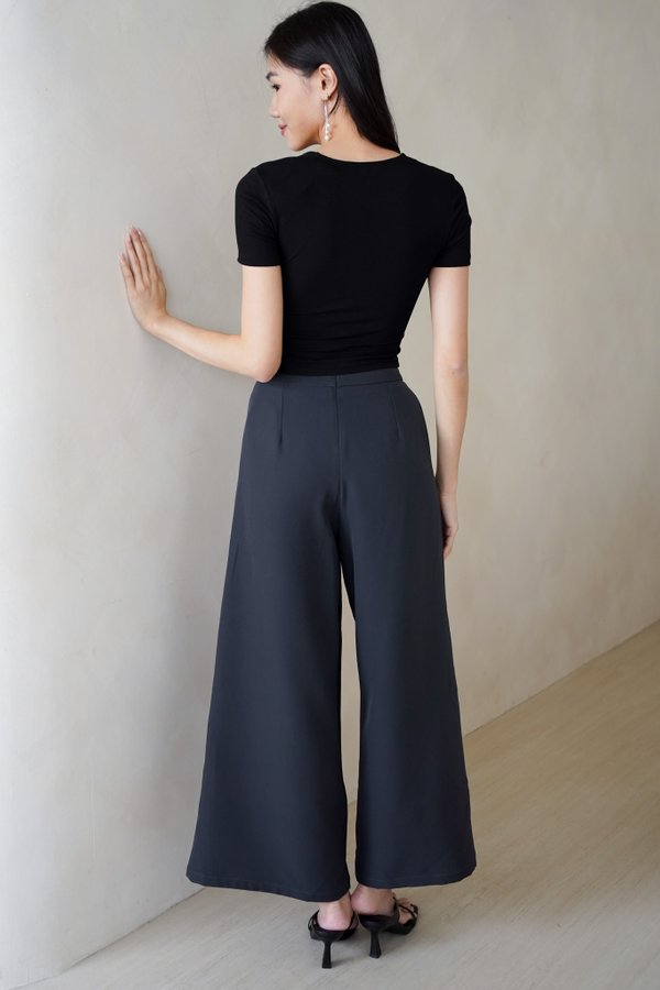 *Lite* Gianna Padded Ruched Top (Black) *Lite* Gianna Padded Ruched Top (Black)