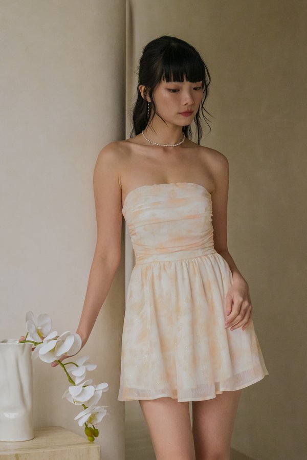 Celestia Mini Romper Dress (Sunshine)