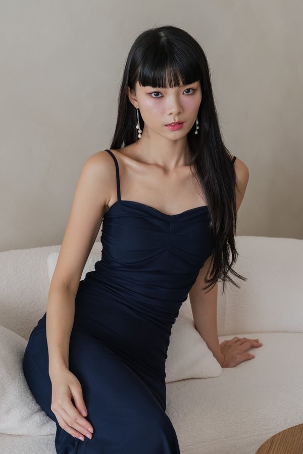 Saphie Sweetheart Mesh Padded Dress (Navy) Saphie Sweetheart Mesh Padded Dress (Navy)