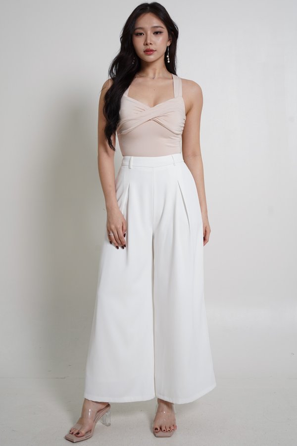 Gemma Twist Knot Top V2 (Nude Pink)