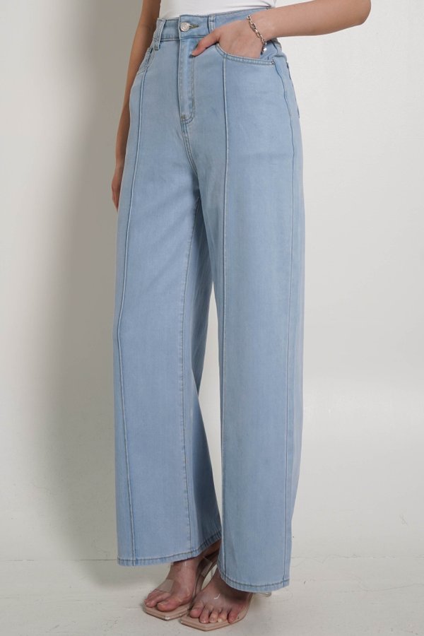 Artemis Straight Cut Denim Jeans (Light Wash) Artemis Straight Cut Denim Jeans (Light Wash)