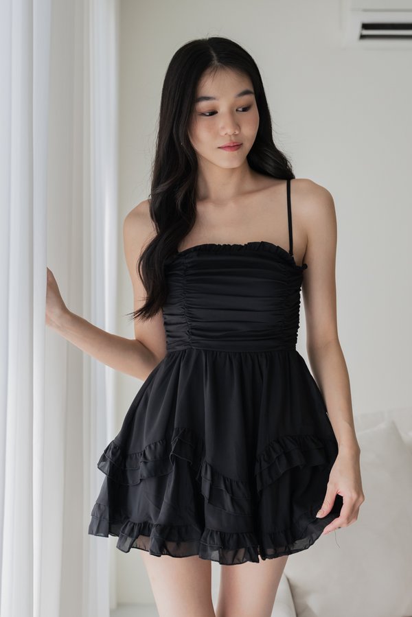Emery Padded Dress V2 (Black)