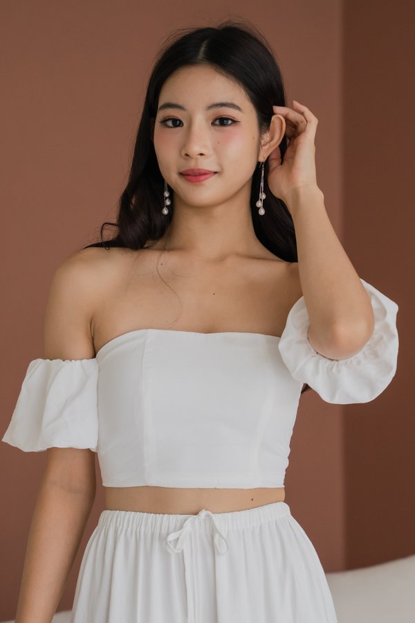 Freya Padded Tube Top (White) Freya Padded Tube Top (White)