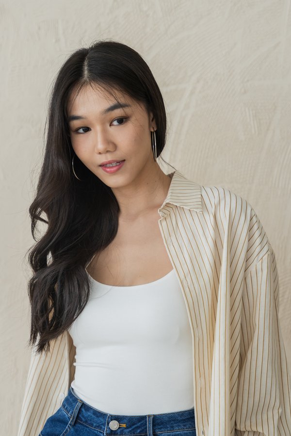 Gwen Oversized Shirt (Caramel)